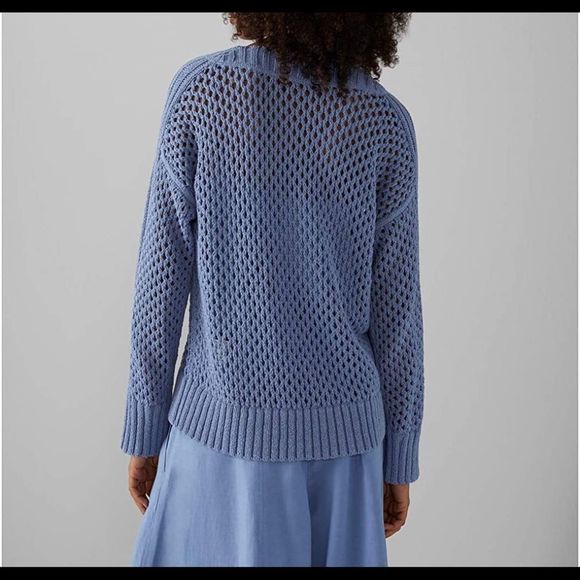 Club Monaco Summer Sweater English Blue XS - Picture 2 of 12